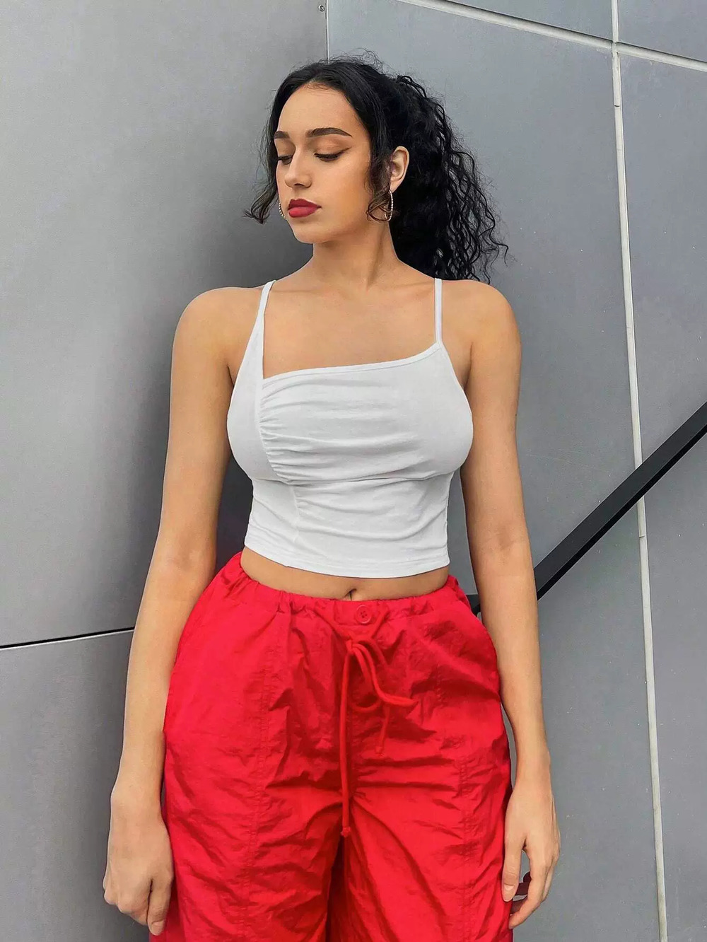 ZARA Fall Winter Slim Fit Versatile Sleeveless Camisole Tank Top In Stock